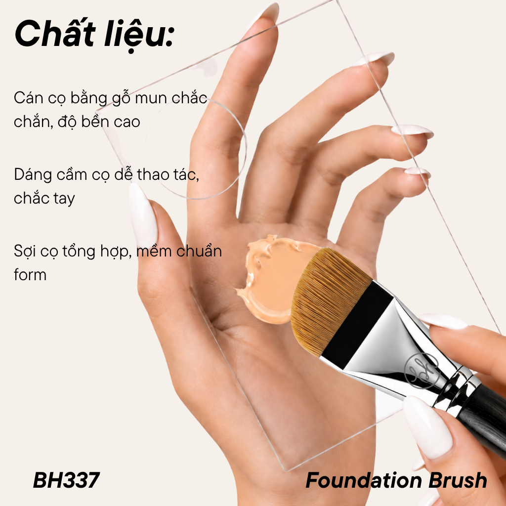 Cọ Tán Nền BH Cosmetics Foundation Brush BH337